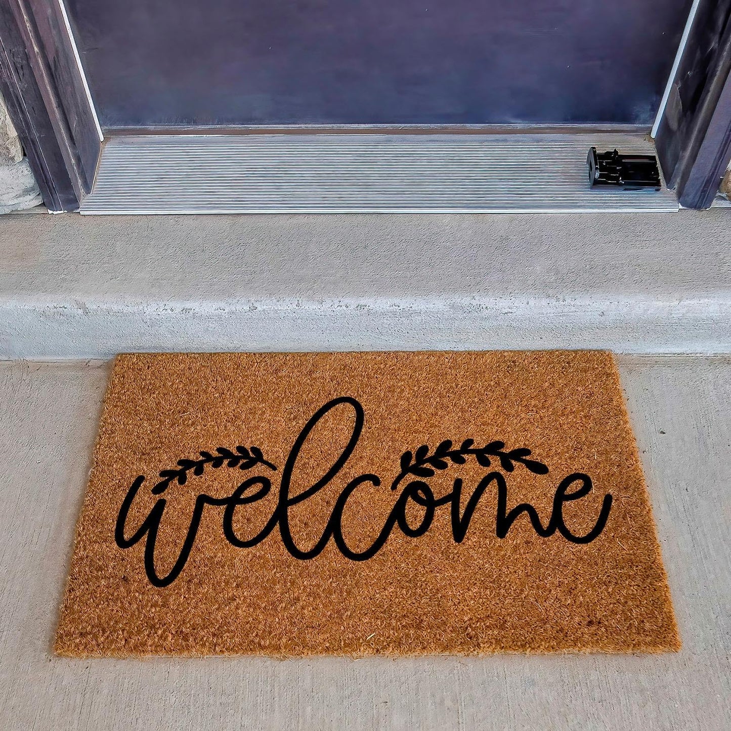 Funny Coir Doormat Welcome Front Door Mat Entryway Outdoor Mats with Heavy Duty Front Porch Patio Decor Welcome Mats Entry Natural Coconut Brown Novelty Prank Gift Funny Coir Mat 23.7x15.7 inch