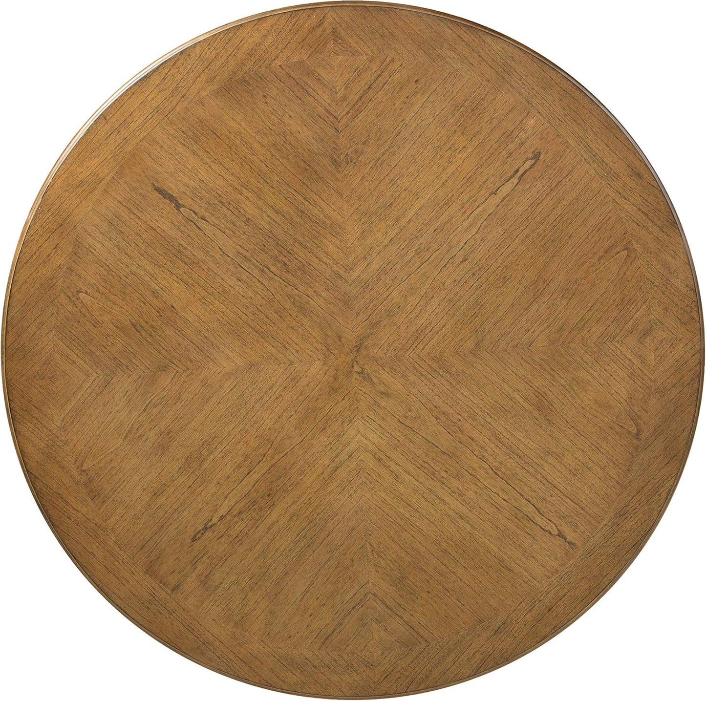 New Classic Furniture Cori 5-Piece Round Counter Dining Set with 1 Dining Table and 4 Chairs, 42-Inch, Beige and Brown