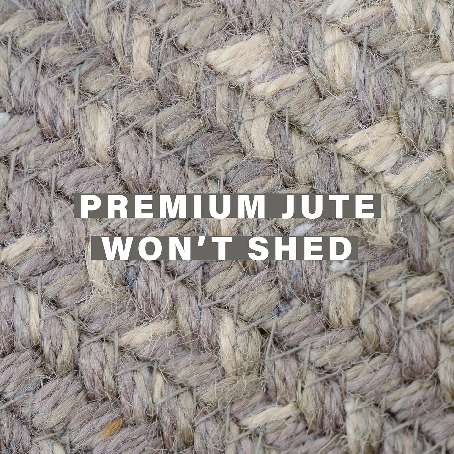 Grey Cloud Small Braided Rug, 27x45 Rectangle - Grey, Handmade with Jute - Warm Farmhouse Decor, Perfect for Kitchens and Entryways - Durable and Easy to Clean