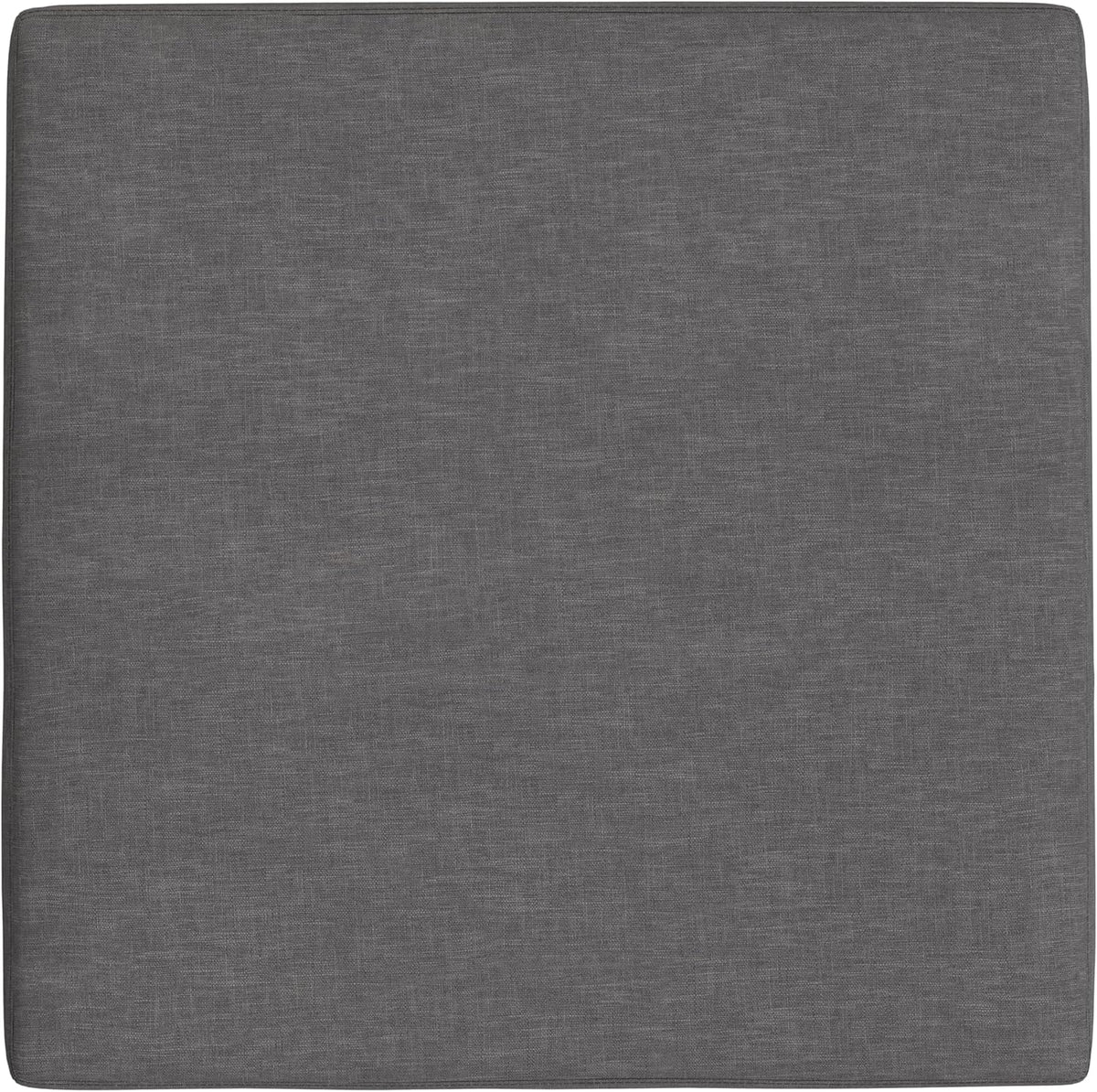 SIMPLIHOME Owen 40 inch Wide Mid Century Modern Square XL Coffee Table Storage Ottoman in Slate Grey Polyester Fabric, Assembled, for The Living Room, Entryway and Family Room